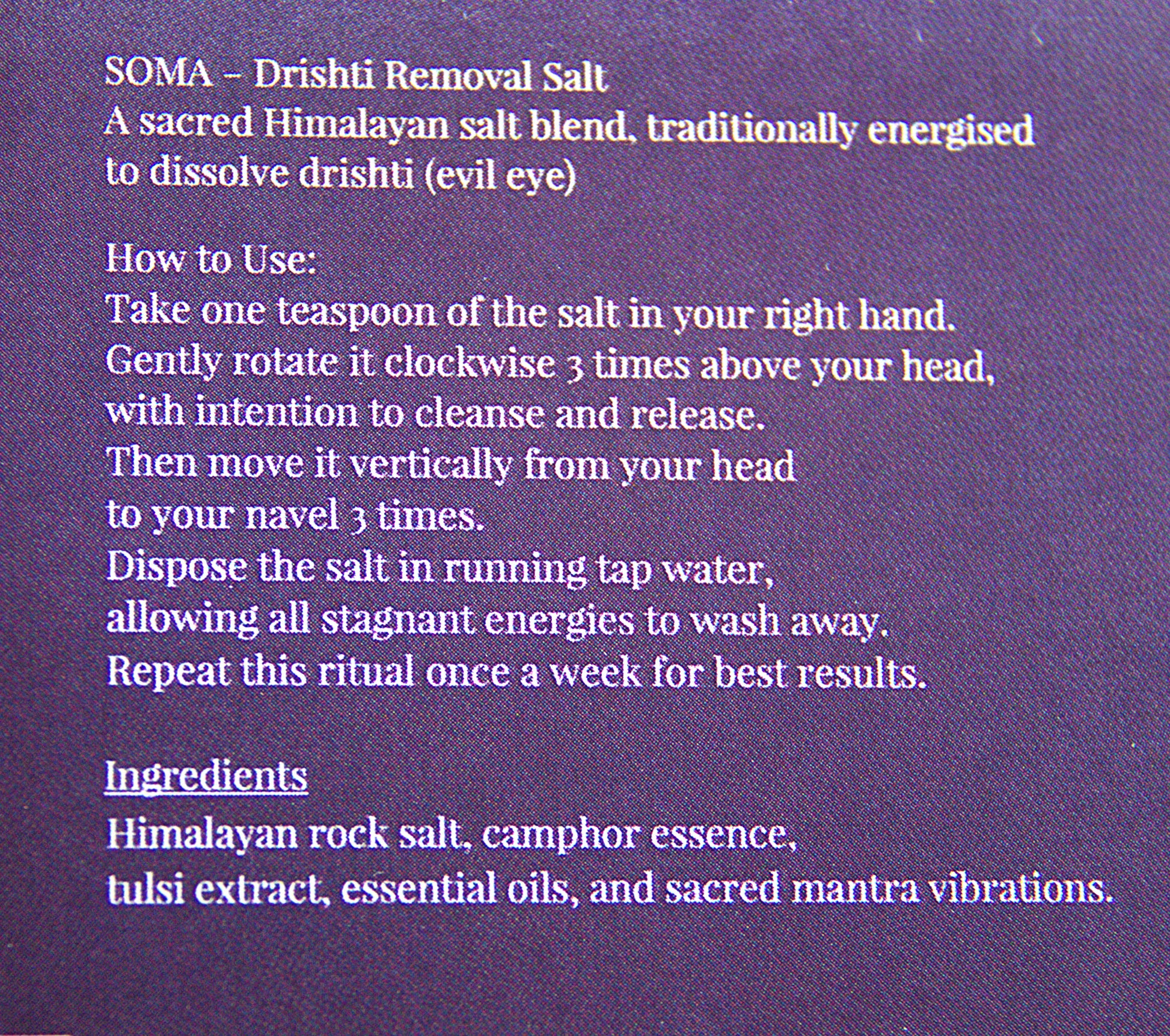 SOMA - Drishti Removal Salt - Kavach